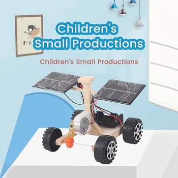 DIY napelemes versenyautó modell fajáték - Ajándék gyerekeknek, tudományos projekt
