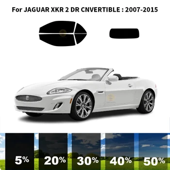 Előre vágott nanokerámia autó UV ablakfesték készlet autóipari ablakfólia JAGUAR XKR 2 DR CNVERTIBLE 2007-2015