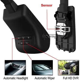  FULL HD autós DVR intelligens ablaktörlő Automatikus fényszóróérzékelő Volkswagen VW T-ROC (2018)1.4T auto 2018